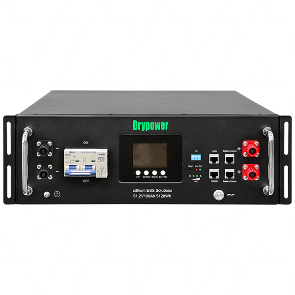 Drypower 5.12kWh Rack Mounted Battery Module : DP-51100-R